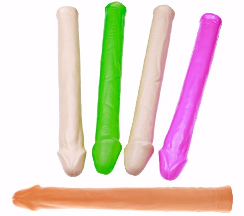 MARACA PENE GIGANTE x 1 UNIDAD (54CMX7CM) COLORES SURTIDOS